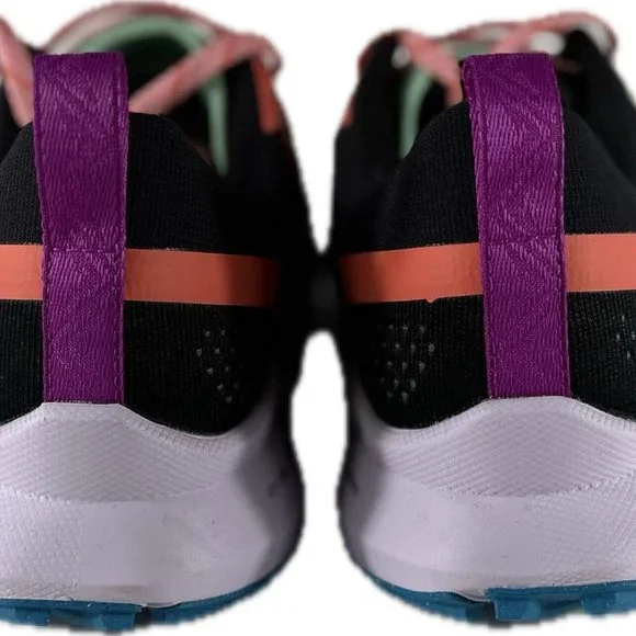 Nike Men's React Pegasus Trail 4 Black Magic Ember Vivid Purple Sneakers Size 10